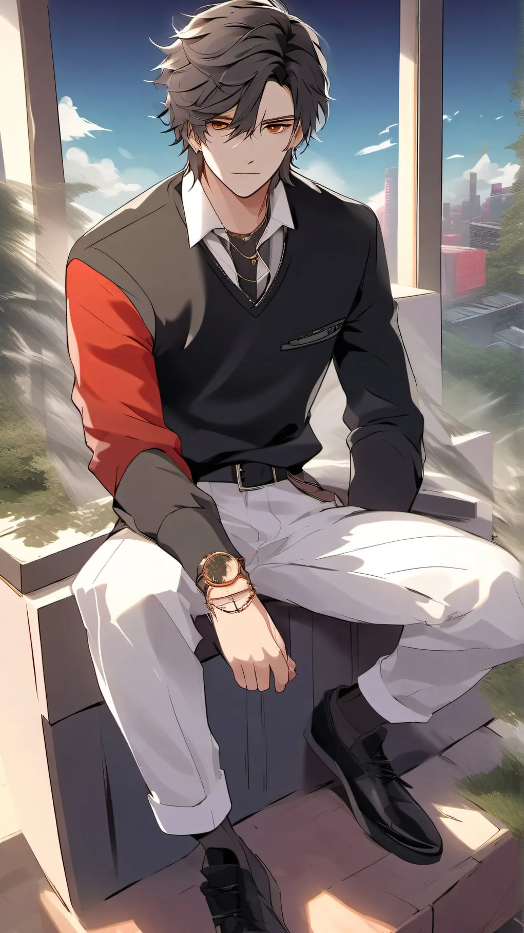 ai character: Ash(the bully) background