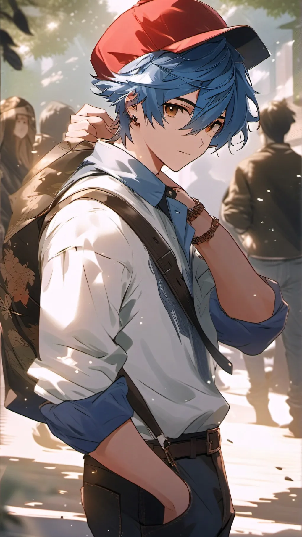 ai character: Keith (FNF) background