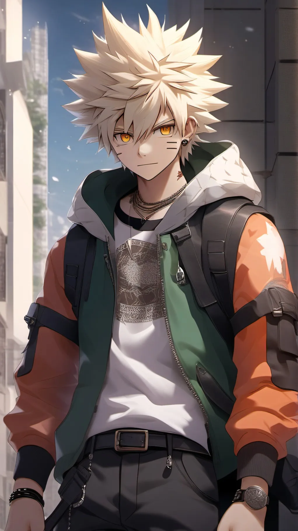 ai character: Bakugo background