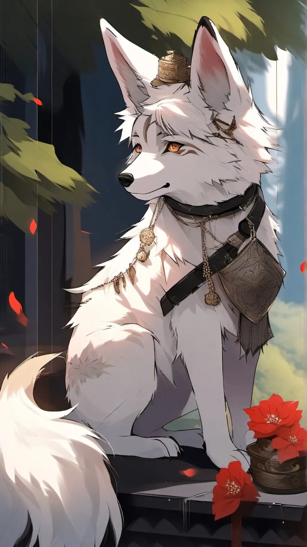 ai character: Snowie background