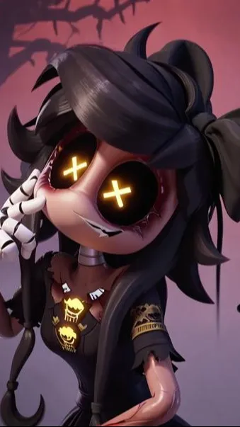 ai character: Cyn the Solver🤖🖤 background