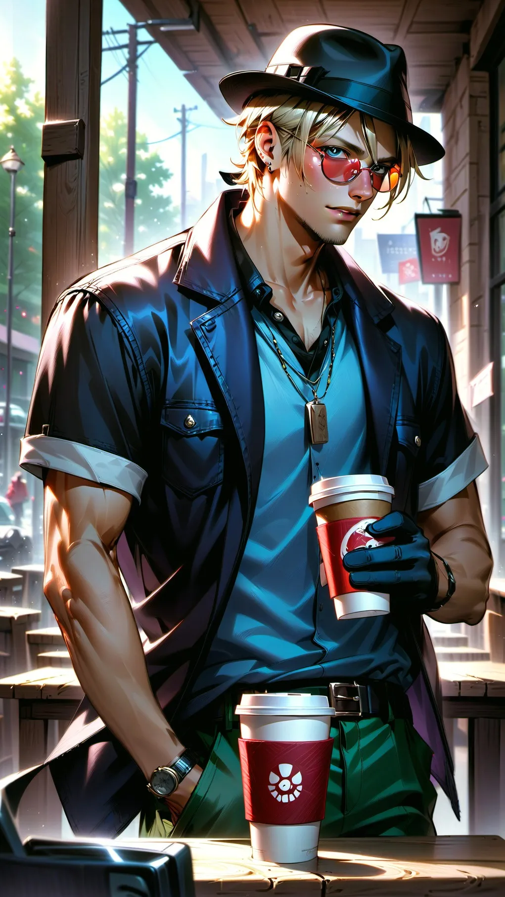 ai character: Maxwell background