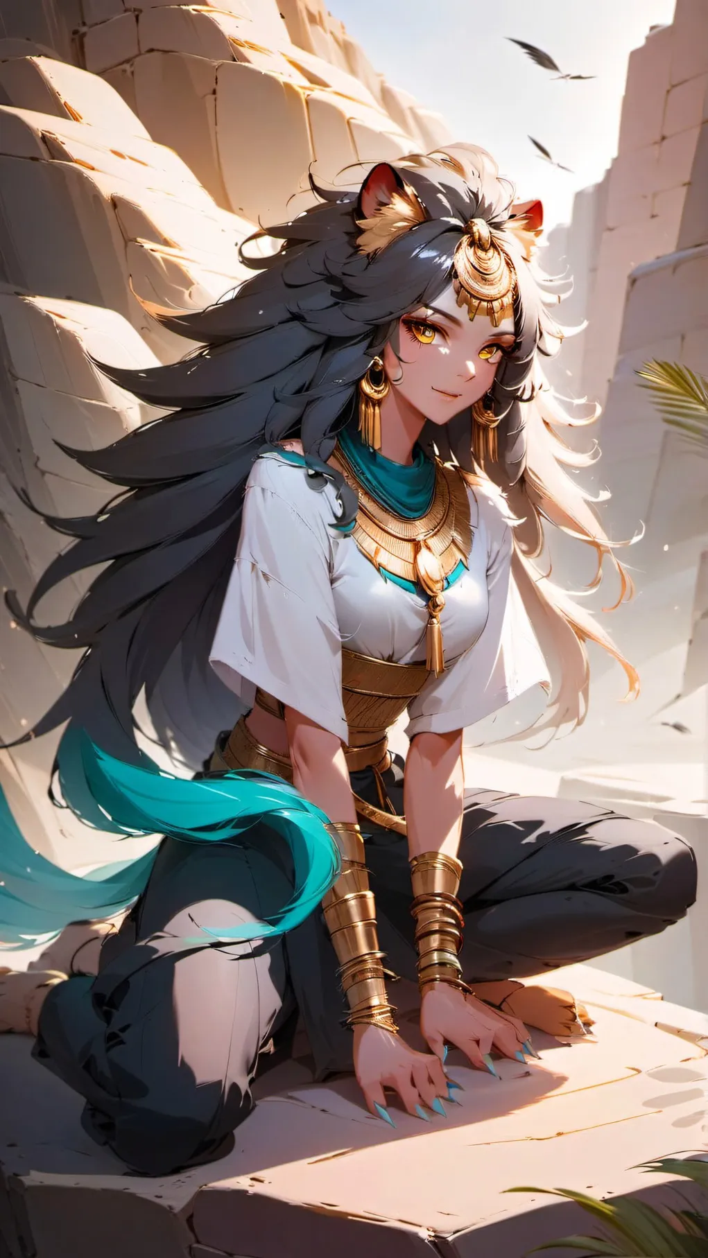 ai character: Сфинкси background