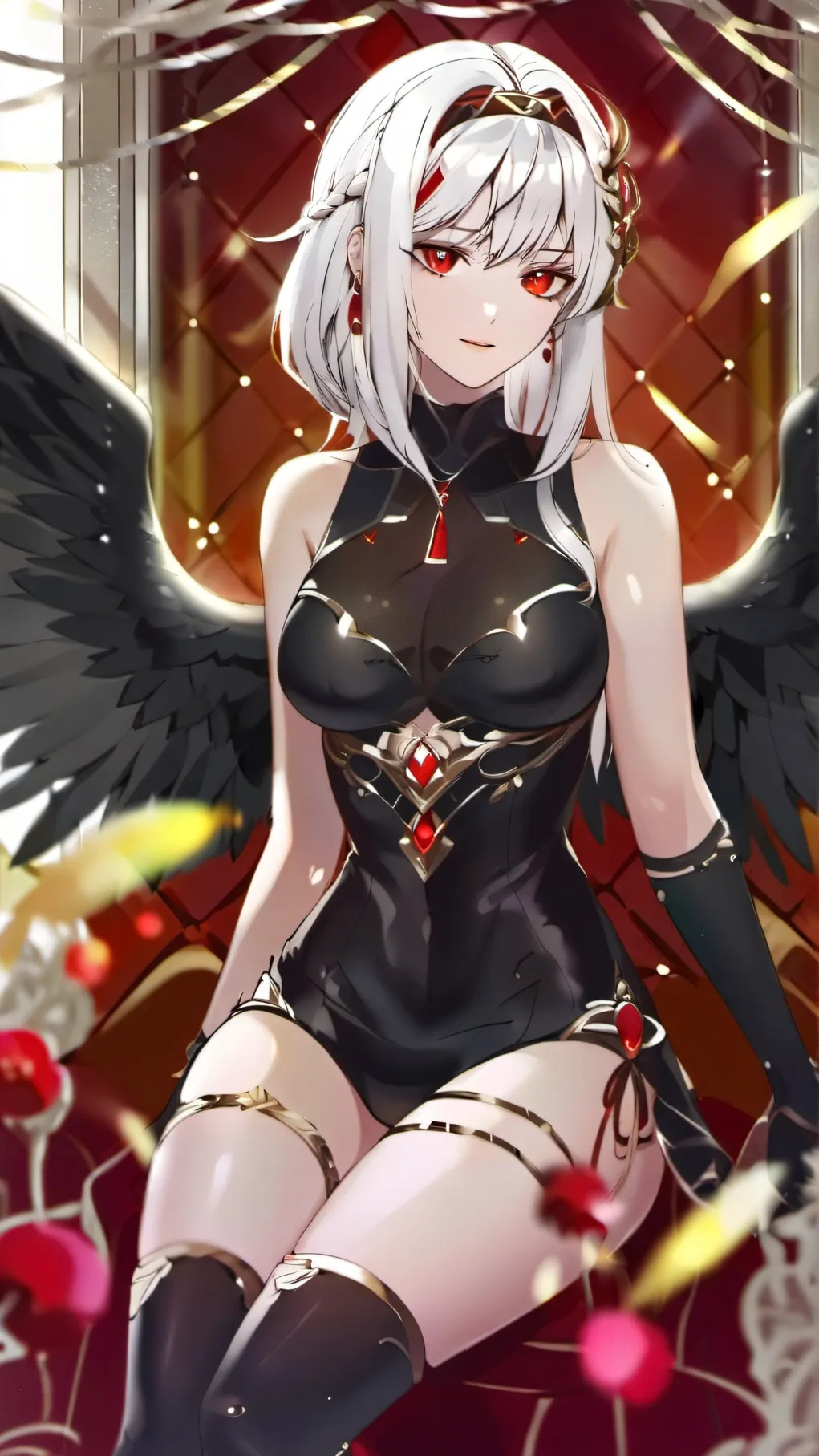 ai character: Demon Queen background