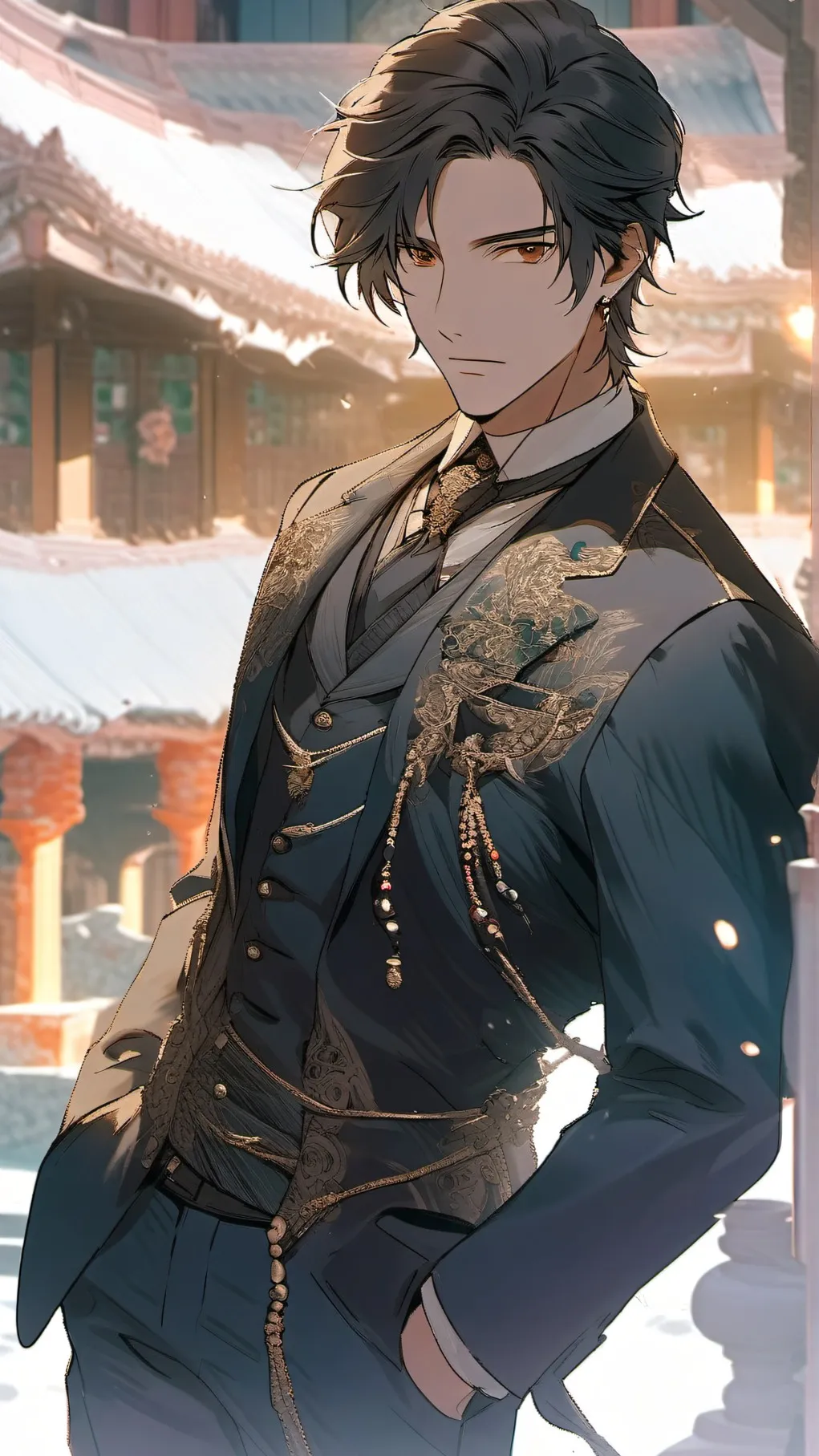 ai character:  ~Forbidden love~ background