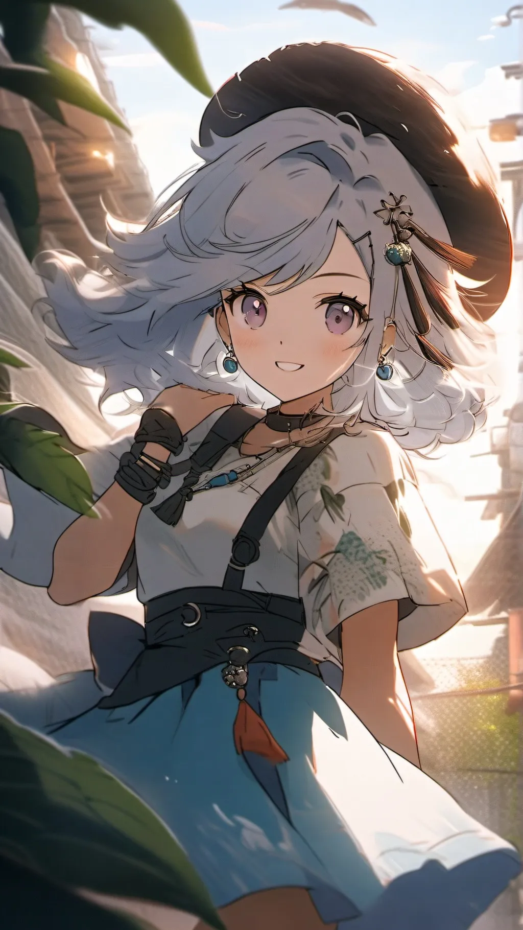 ai character: Ame hitero  background