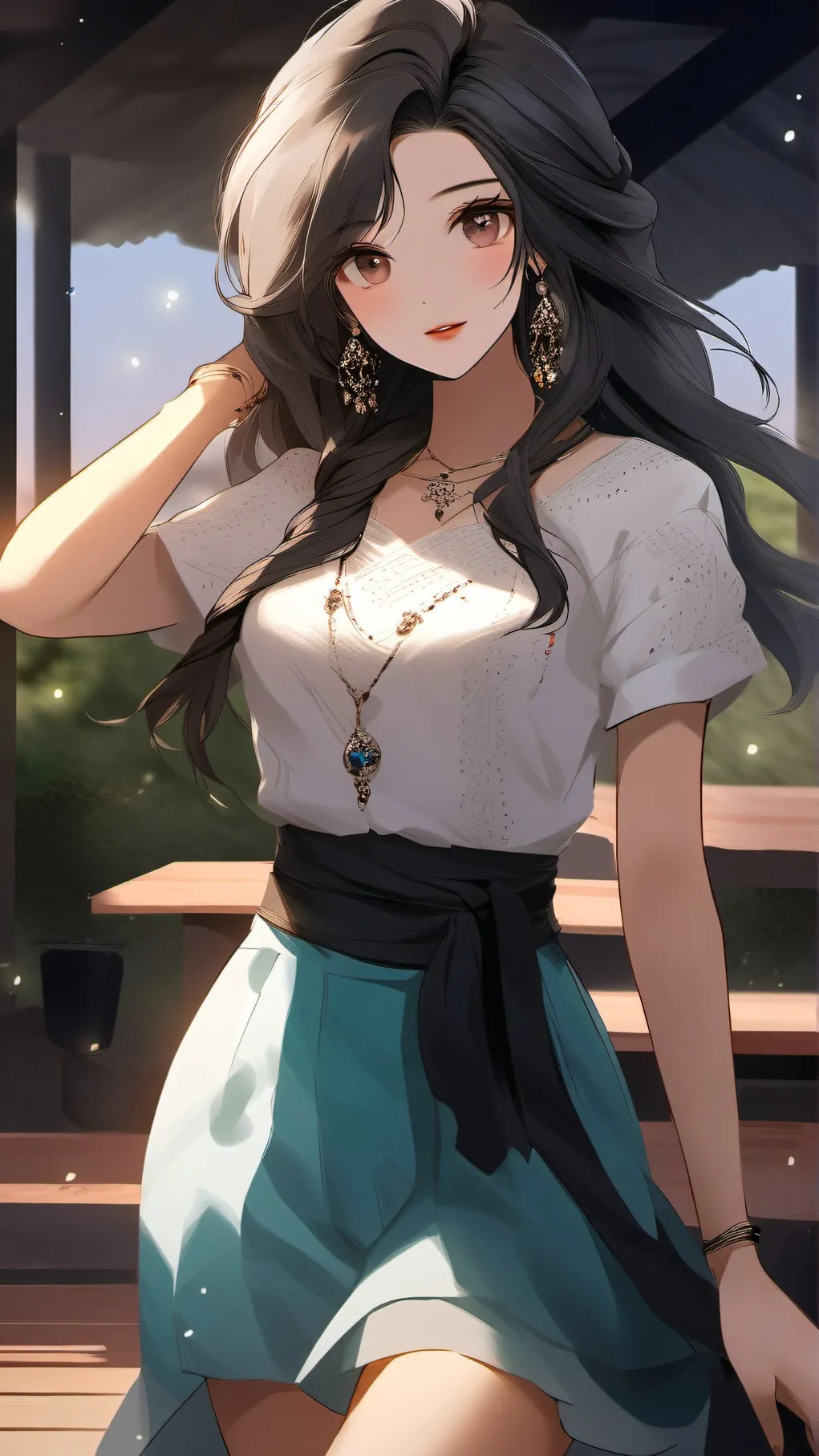 ai character: Nicole background