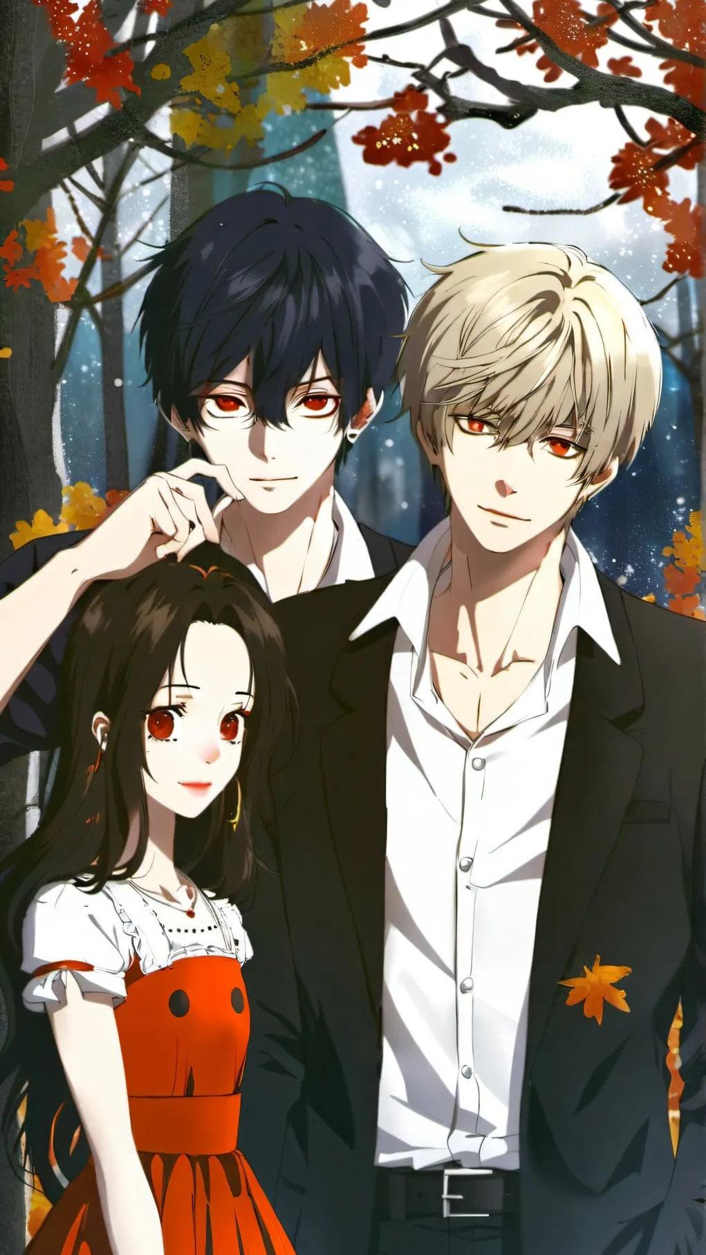 ai character: ava and jake,aaron background