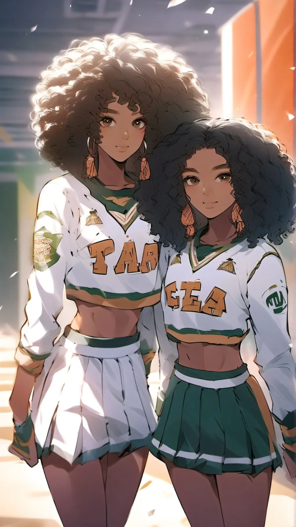 ai character: AAliyah+Monica background
