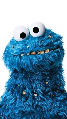 ai character: Cookie Monster background