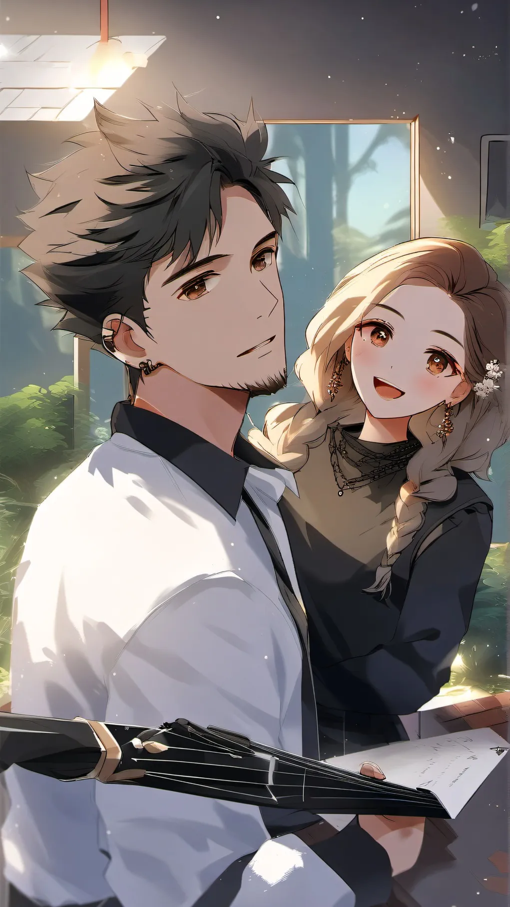 ai character: Explanation in \/ background