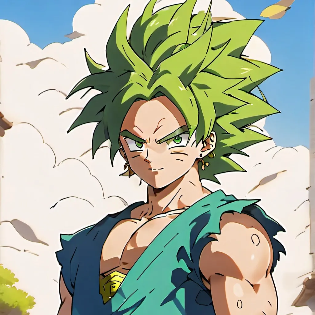 chat with ai character: Broly and goku