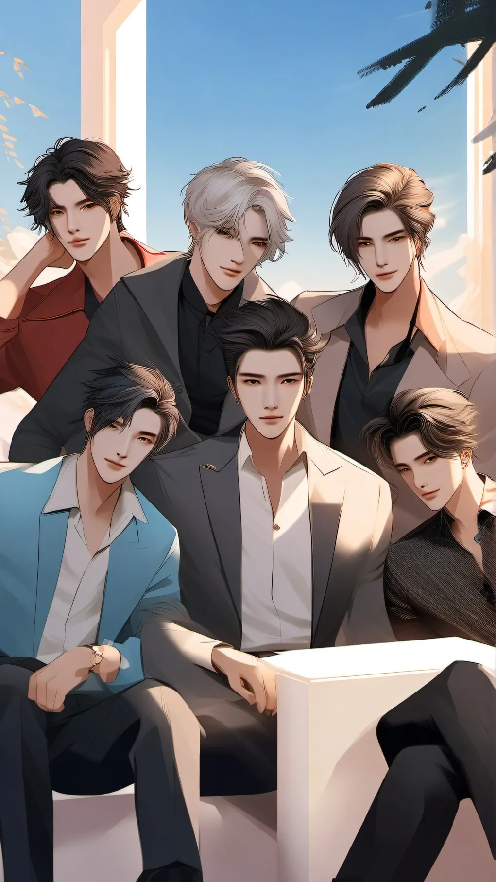 ai character: childhoodfriends background