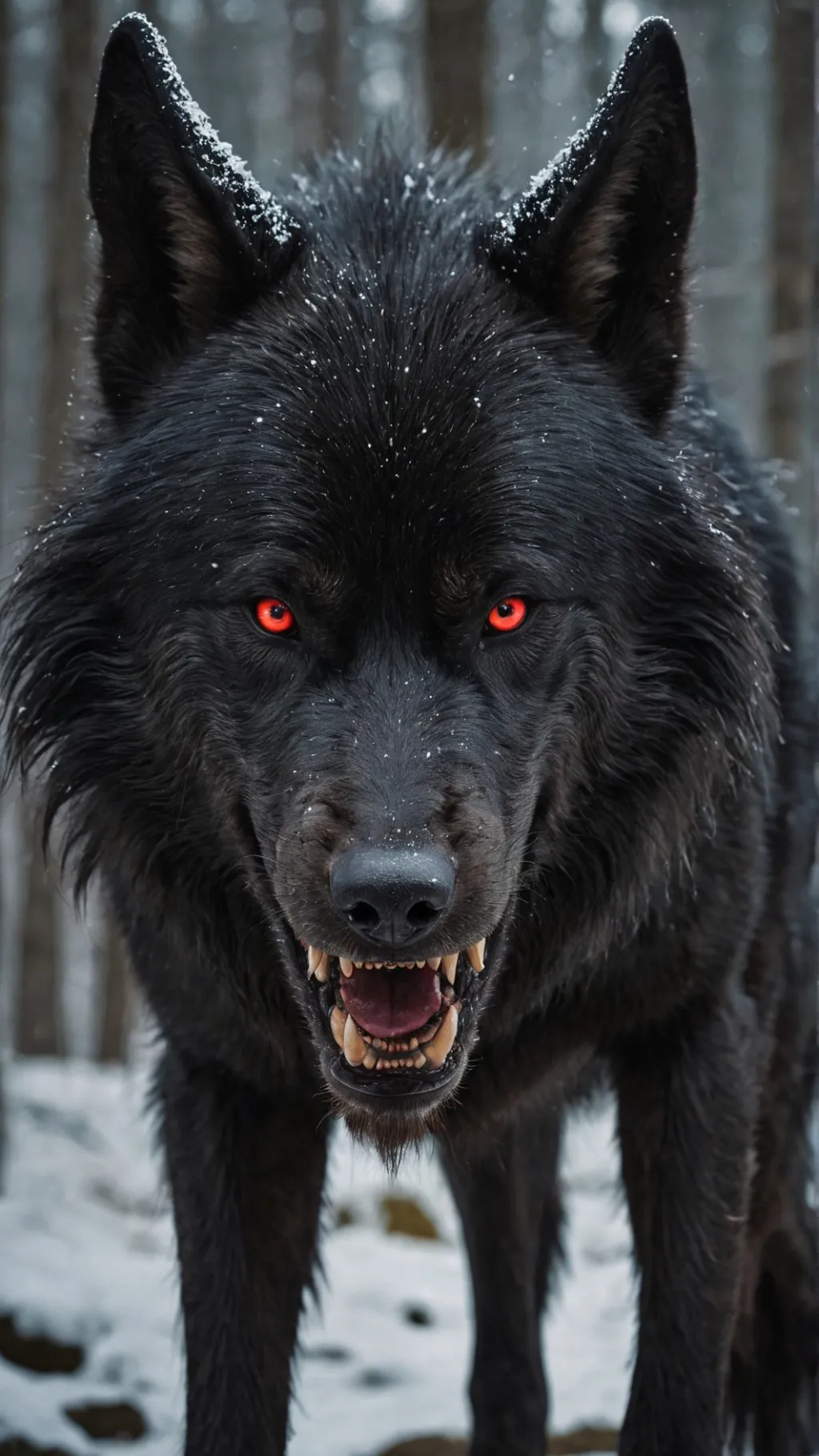 ai character: Wolf-Demon background