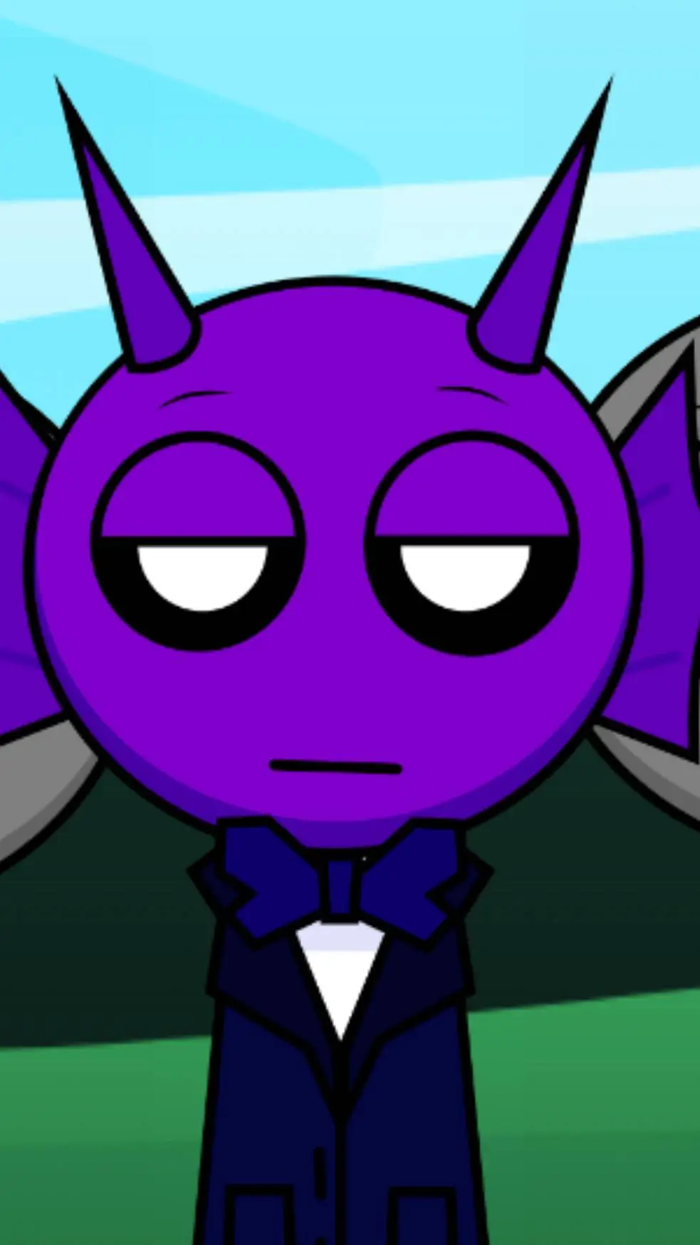 ai character: Durple Parodybox background