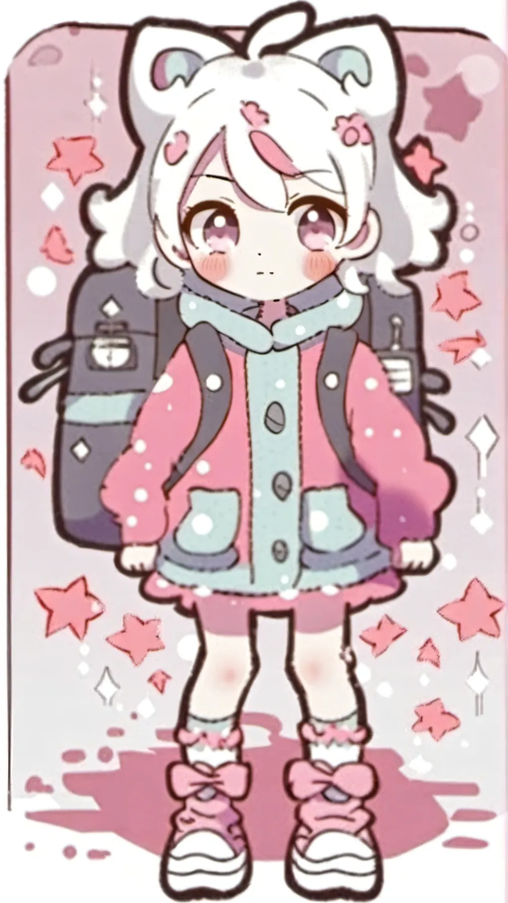 ai character: Pinki tantrums background