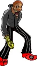 ai character: aw shucks X sprunk background