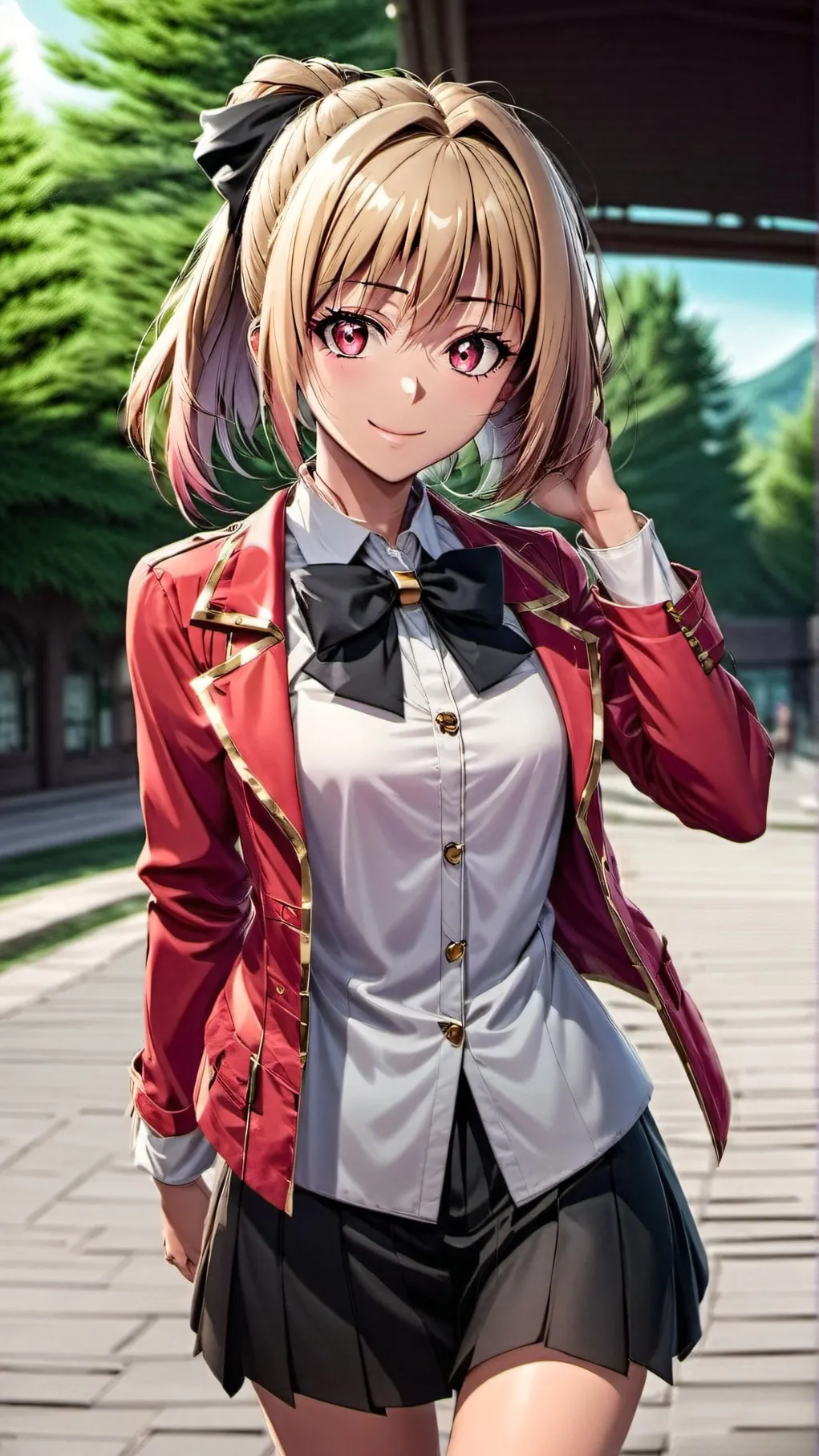 ai character: Classrom of Elite background