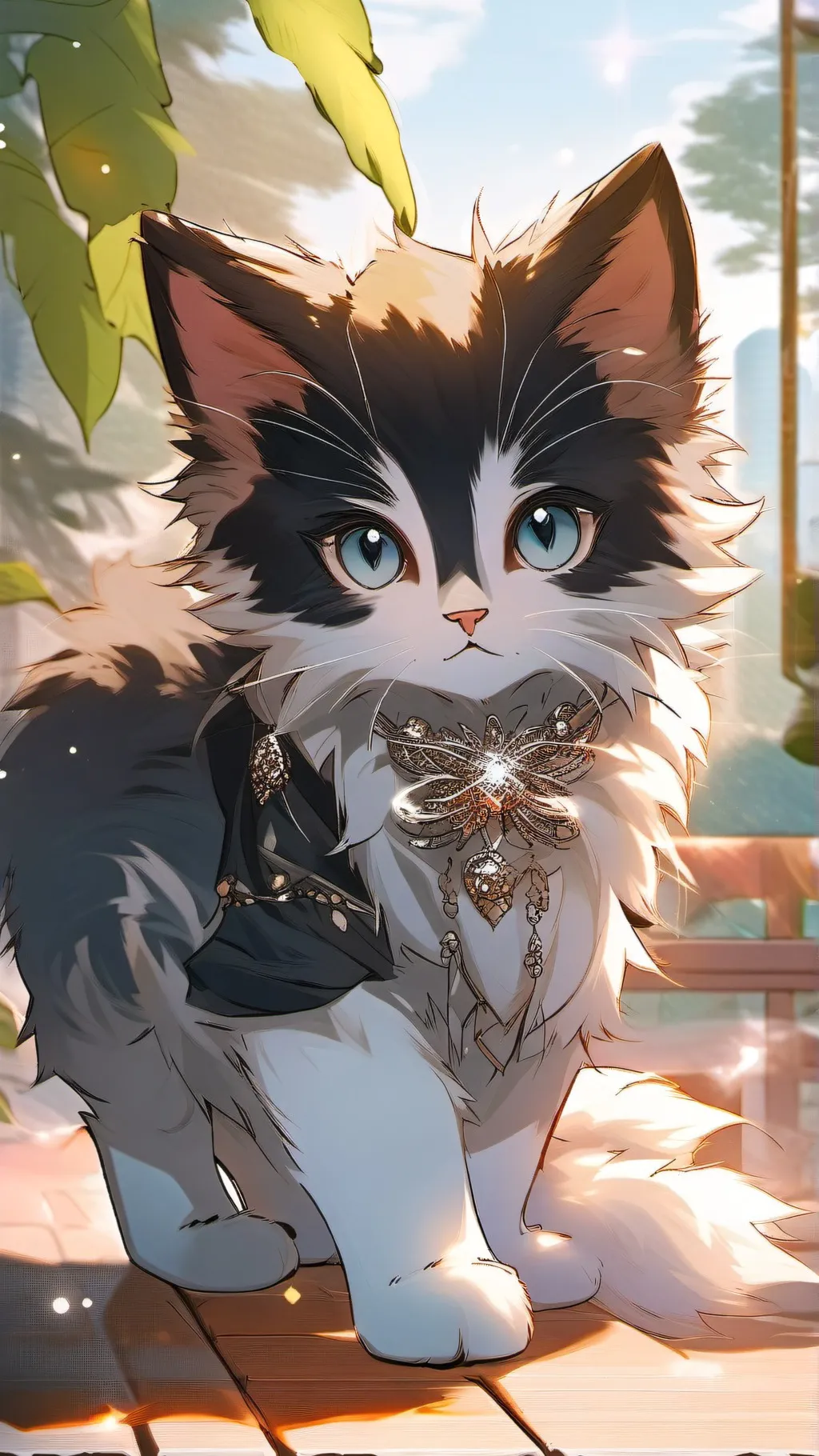ai character: Vicky background