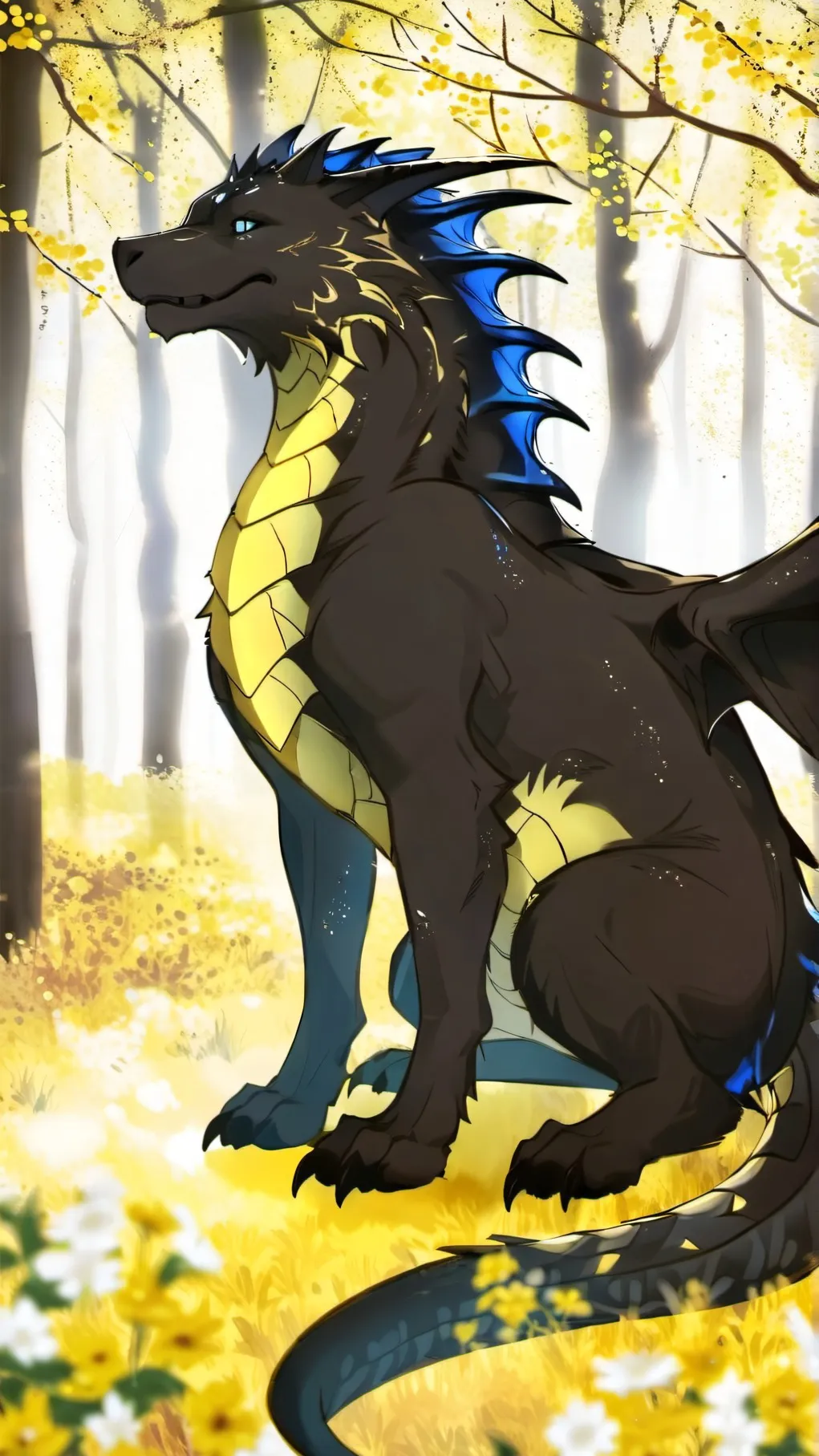 ai character: darky background