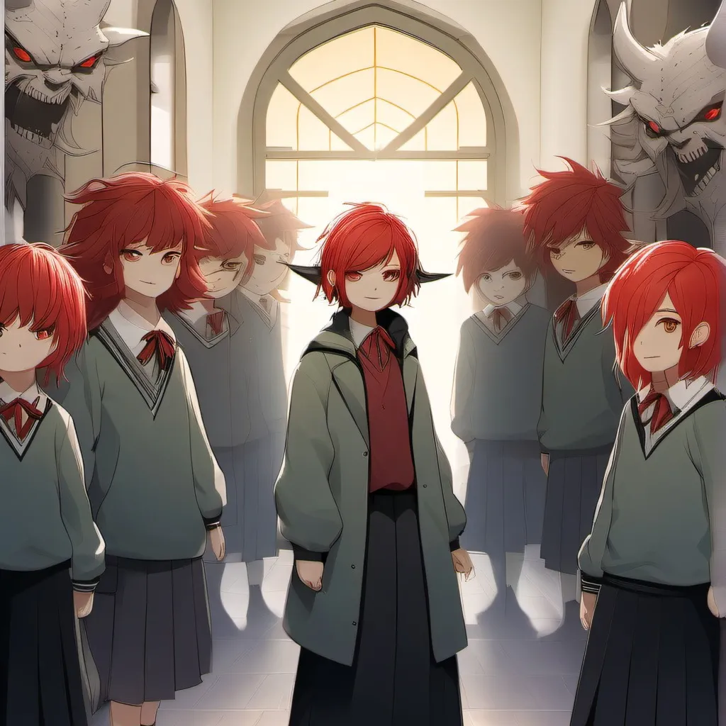 chat with ai character: *demon school*