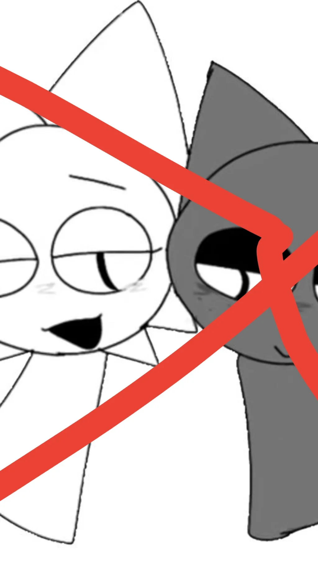 ai character: i hate wend x gray background
