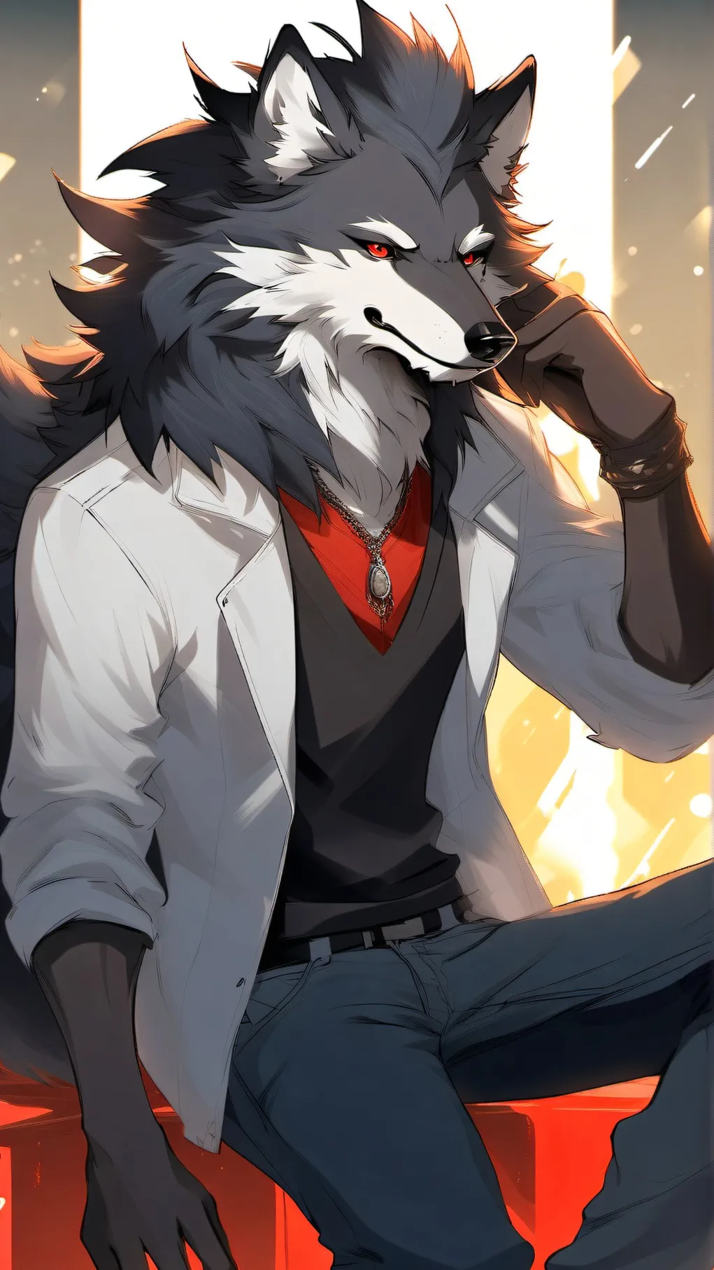 ai character: Black Void. background
