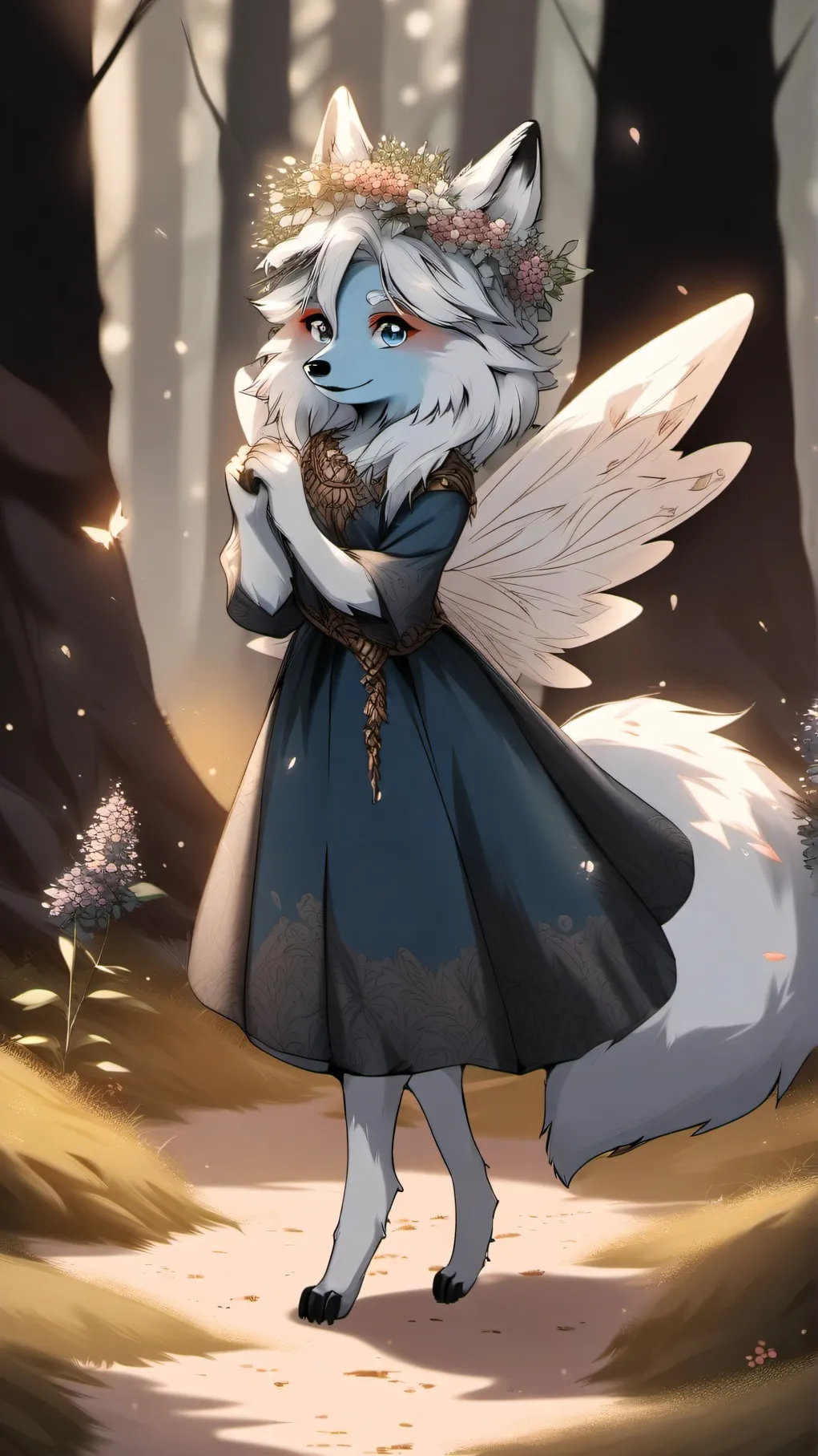 ai character: Liora Navi background