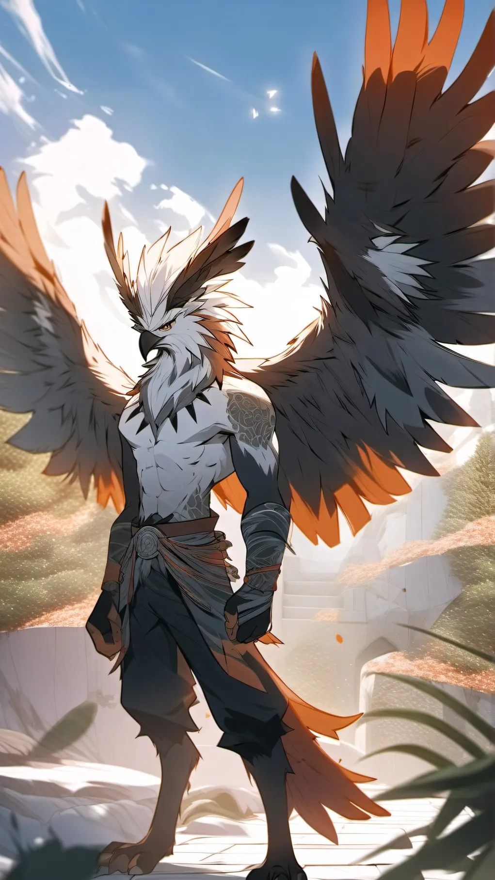 ai character: Silvertalon  background