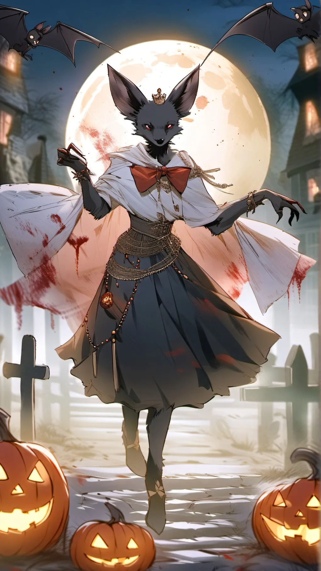 ai character: Hallow Queen background