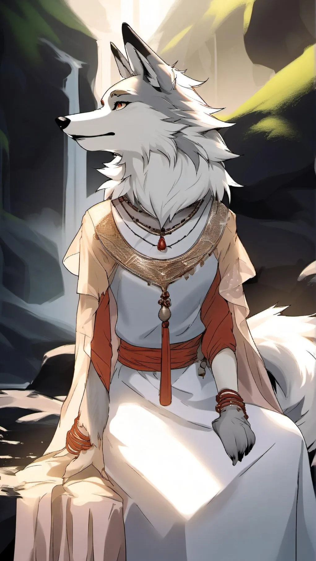 ai character: Krystal Magic (K) background