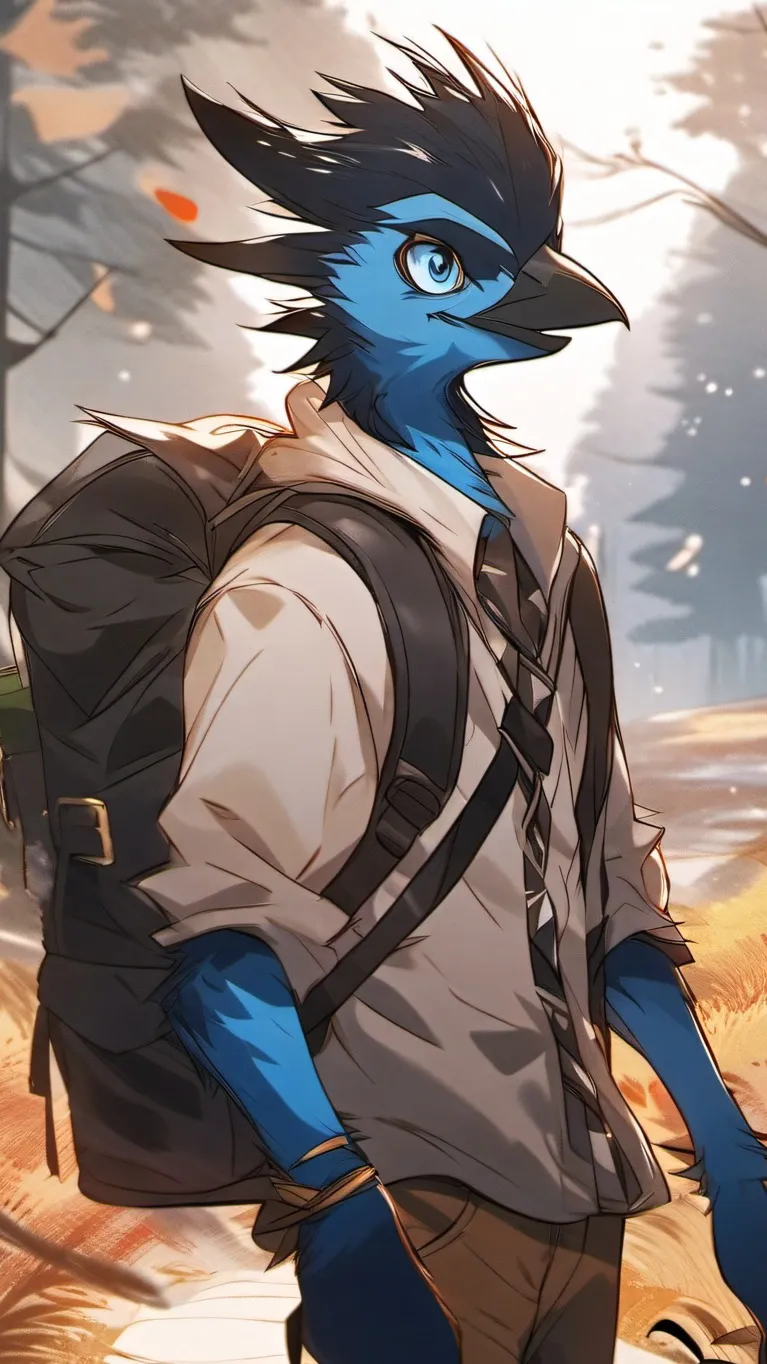 ai character: Corvus Gemma background