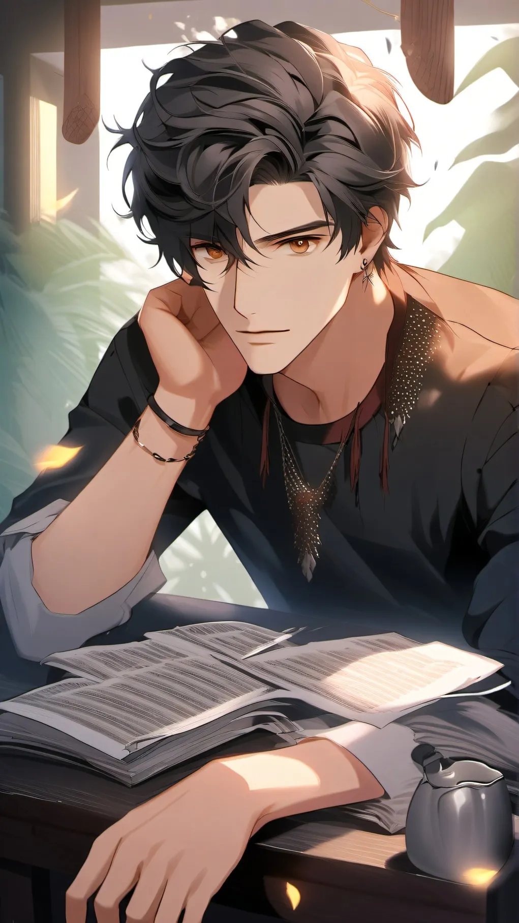 ai character: Alex background
