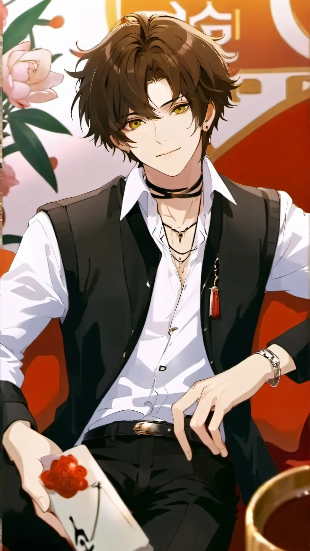 ai character: Leo background