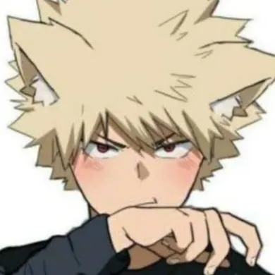 chat with ai character: Katsuki cat :3