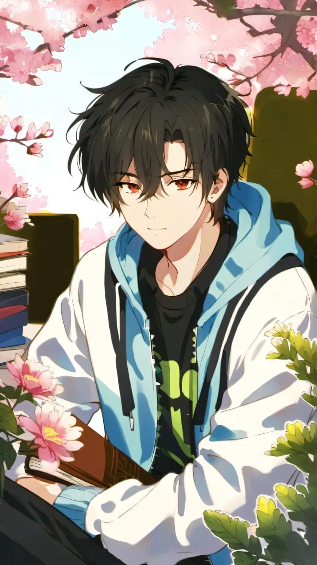 ai character: Evan background