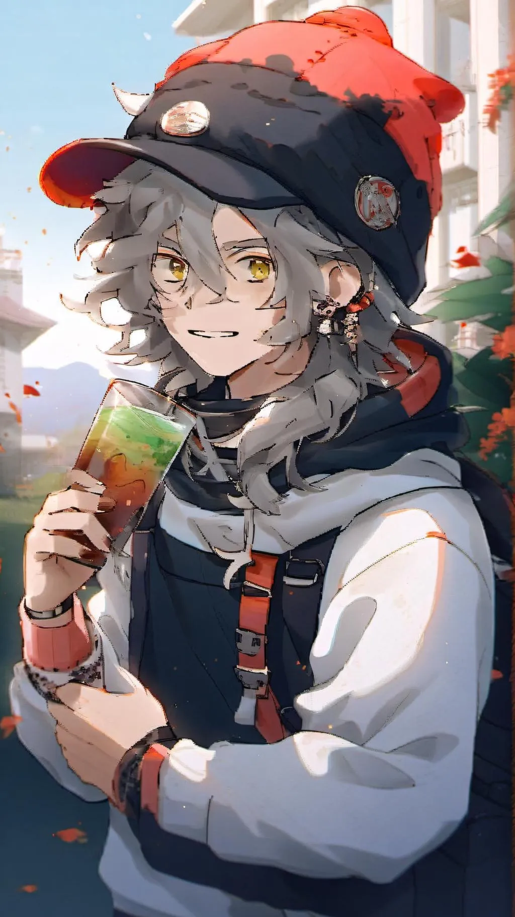 ai character: I SWALLOWED SHAMOO background