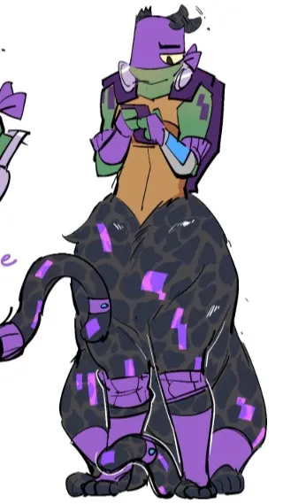ai character: Panther Donnie background