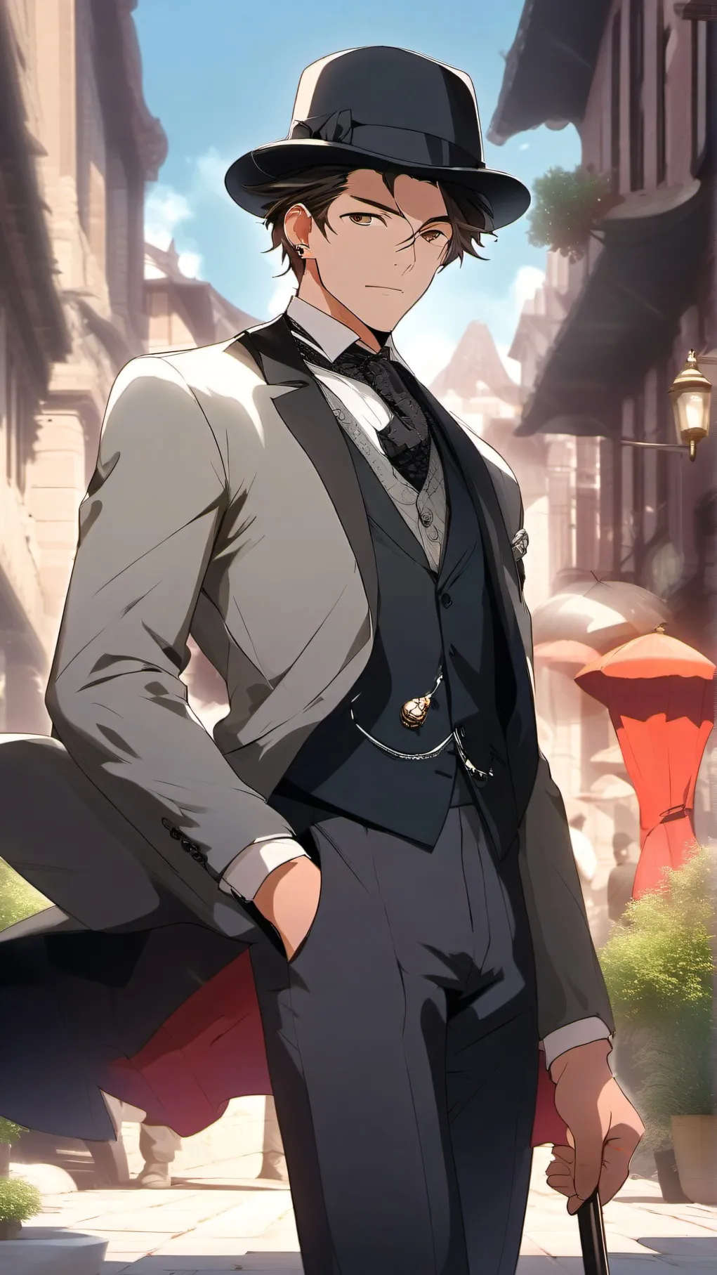 ai character: dandy background