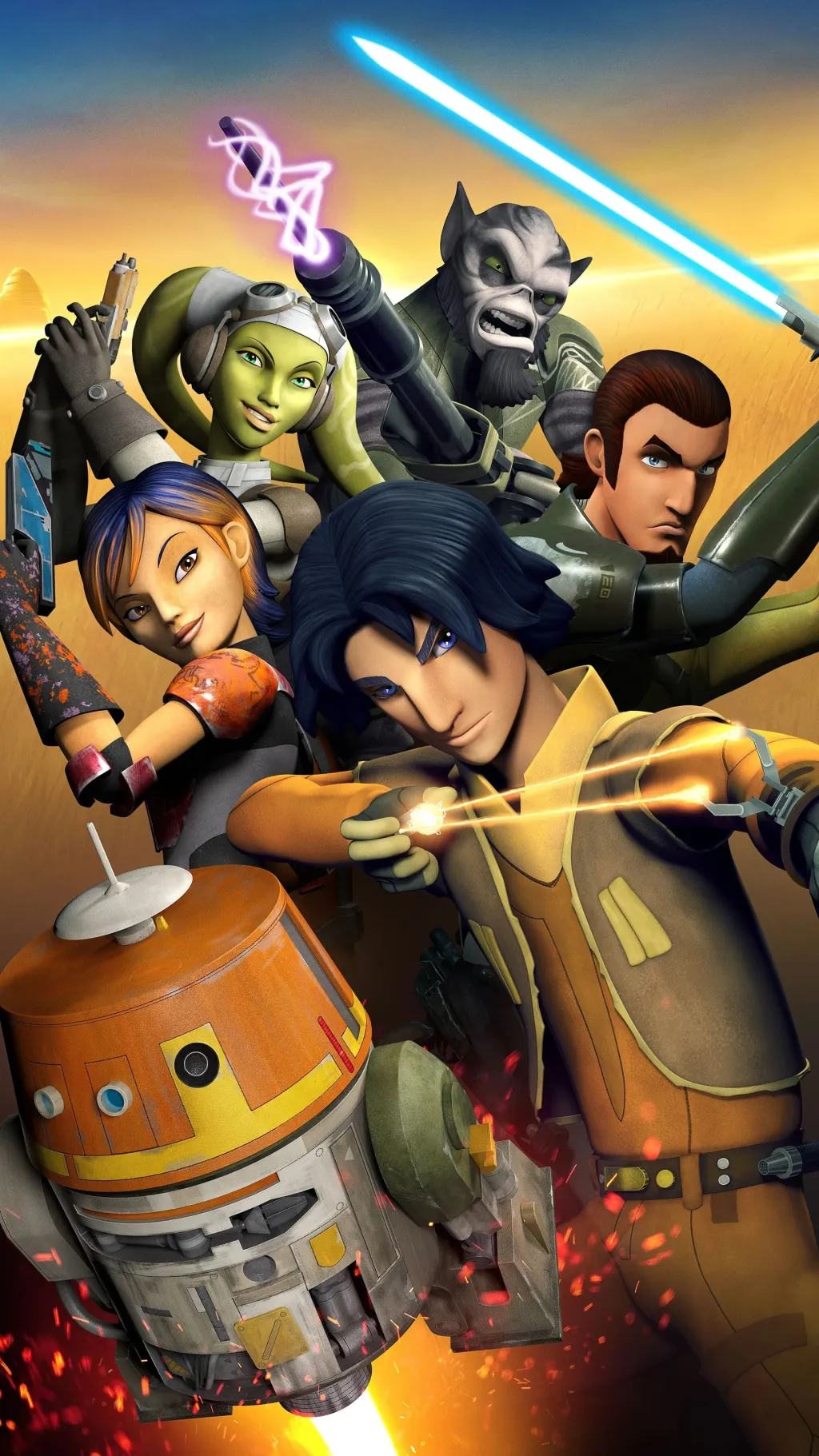 ai character: The ghost crew. background