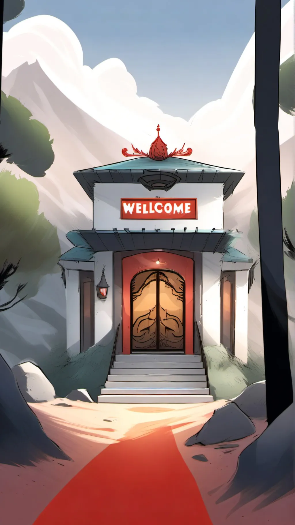 ai character: Hazbin Hotel background