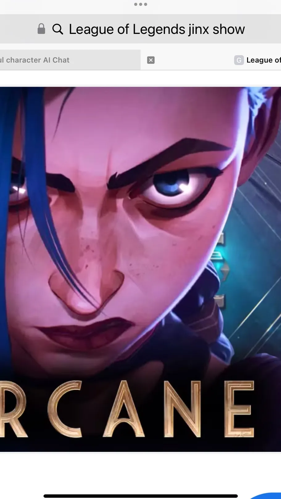 ai character: League of Legends  background