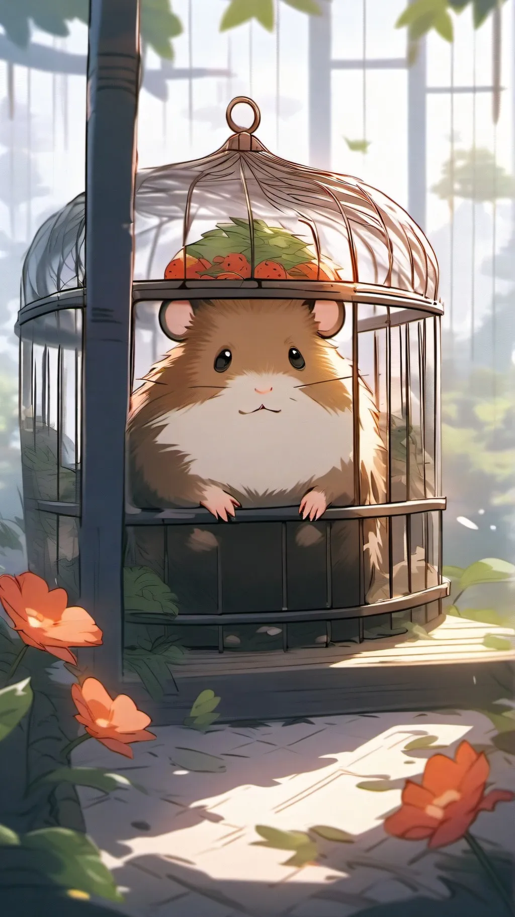 ai character: Homework hamster  background