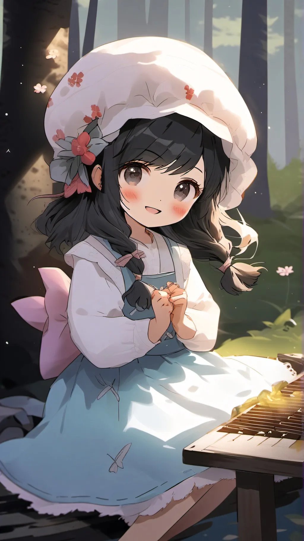 ai character: Lunar background