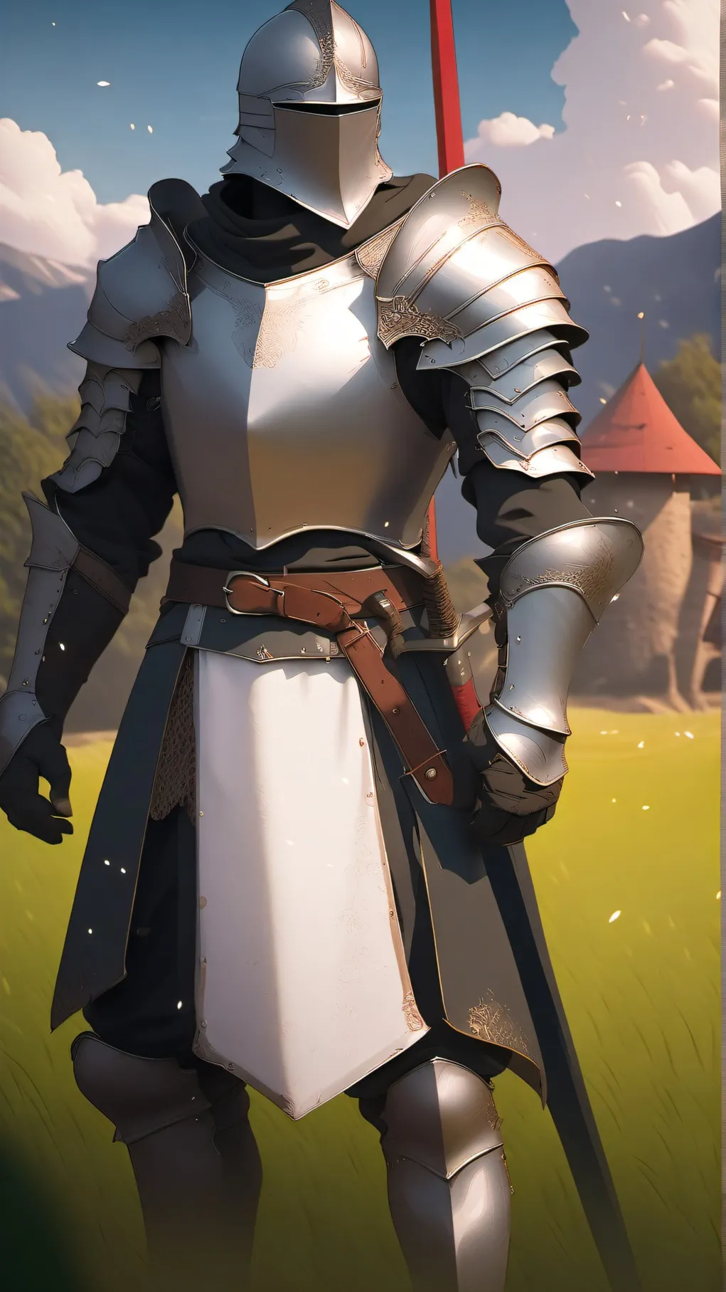 ai character: A Knight background