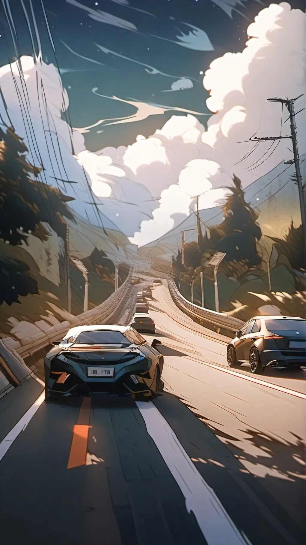 ai character: words background