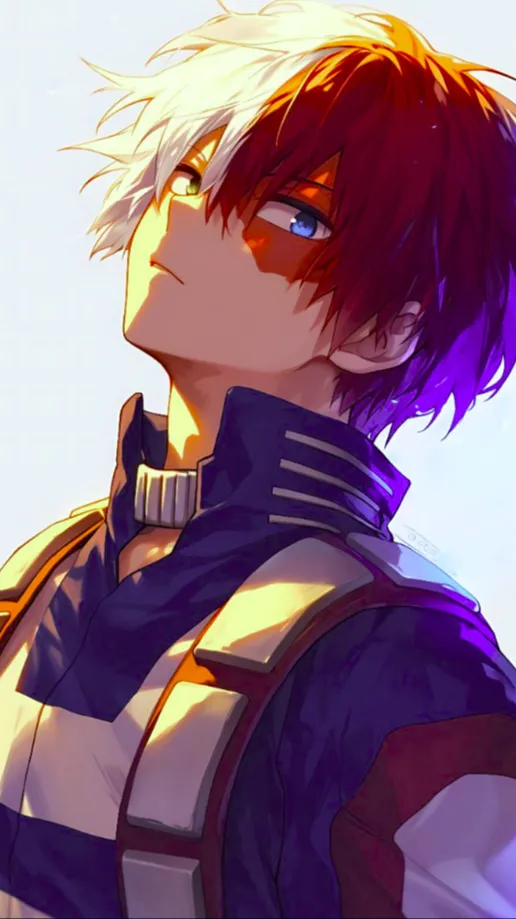 ai character: 🔥❄️Shoto Todoroki background