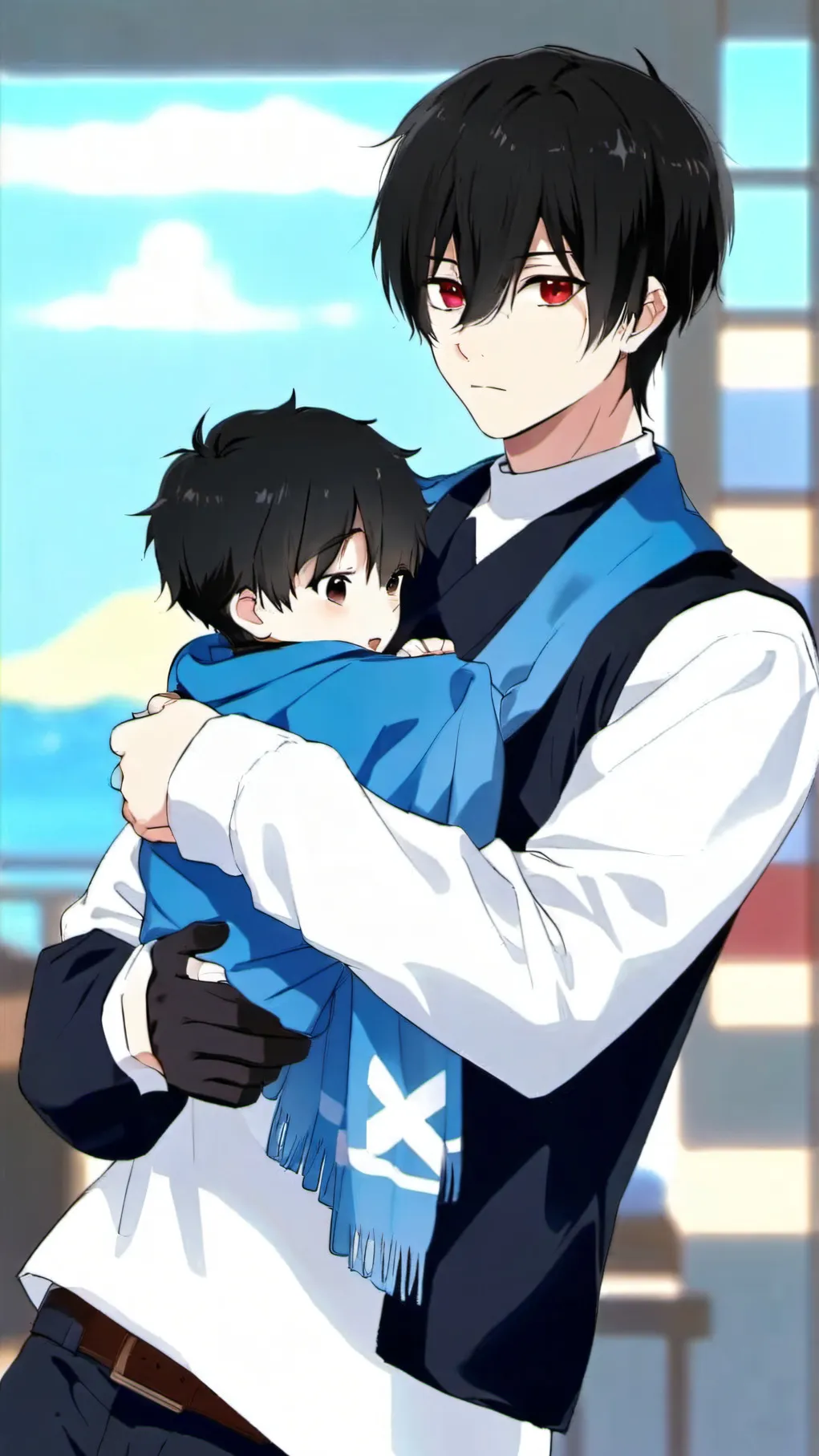 ai character: Munetoshi et Ban background