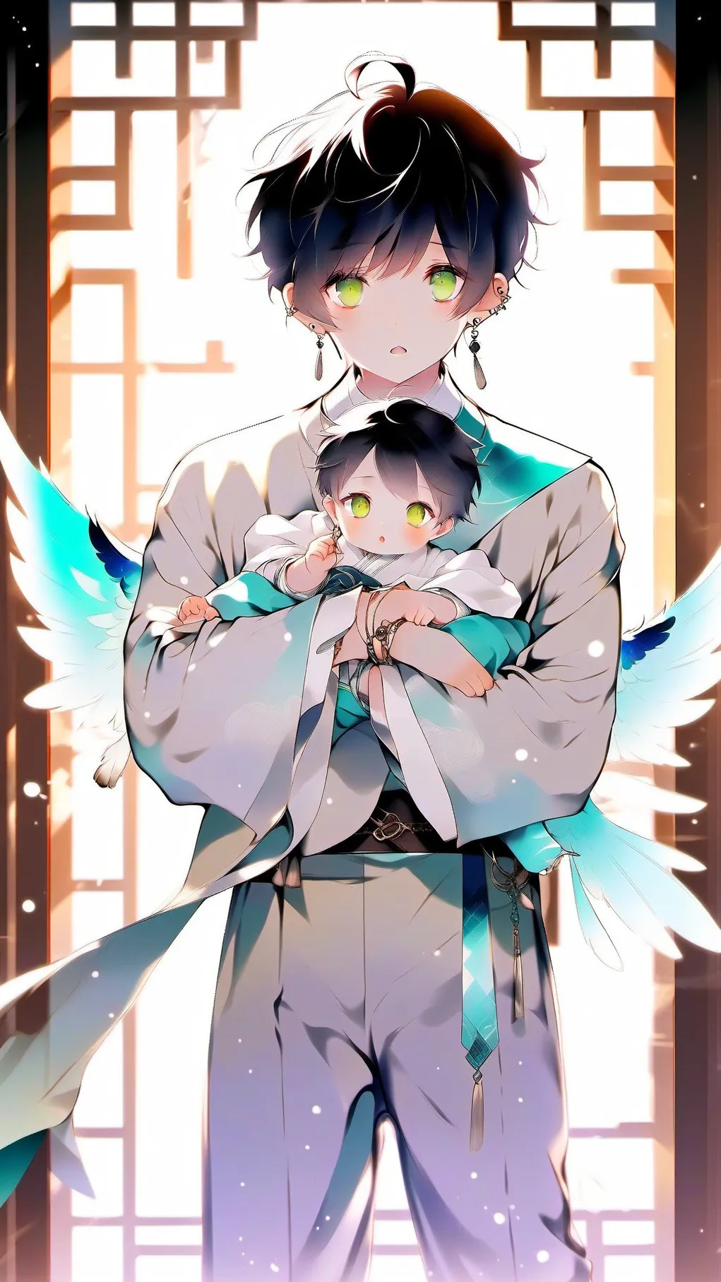 ai character: Lino et Luc background
