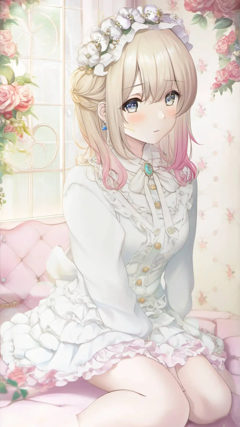 ai character: Rose background